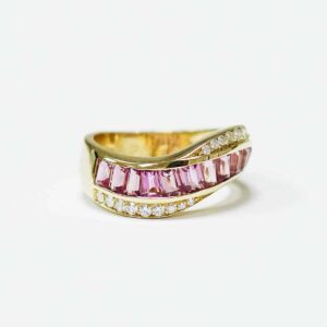 White Gold Diamond Semi-Eternity Band