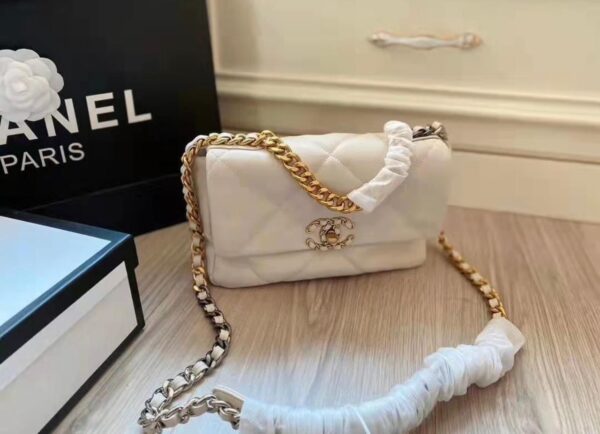 Chanel 19 Shiny Lambskin Bag