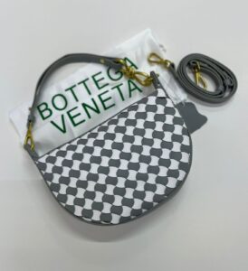 Bottega Veneta Mini Sunrise Intrecciato Shoulder Bag