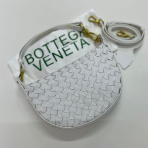 Bottega Veneta Mini Sunrise Intrecciato Shoulder Bag