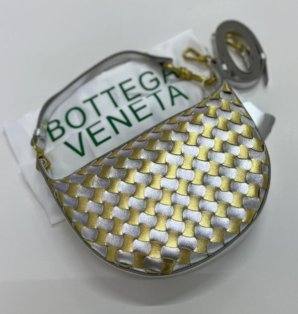 Bottega Veneta Mini Sunrise Intrecciato Shoulder Bag