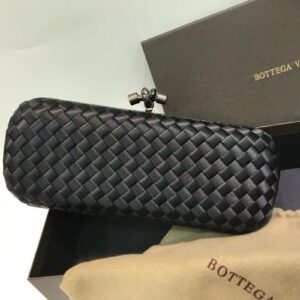 Bottega Veneta BV Lady Velvet Leather Clutch Evening Bag